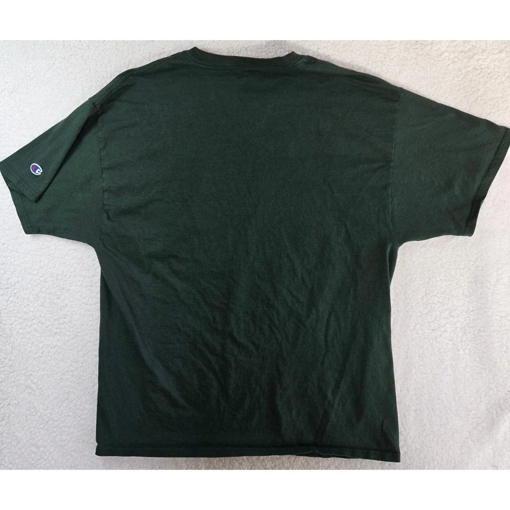Champion T-Shirt Mens XL Green Collegiate George Mason Patriots Short Sleeve Tee - Picture 6 of 7